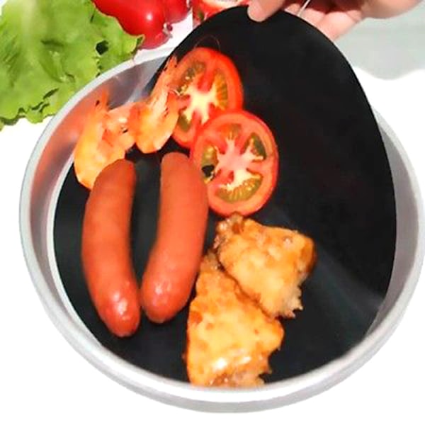 Fritösinsats Non-Stick Liner för Fritös Stek Bacon Ägg H