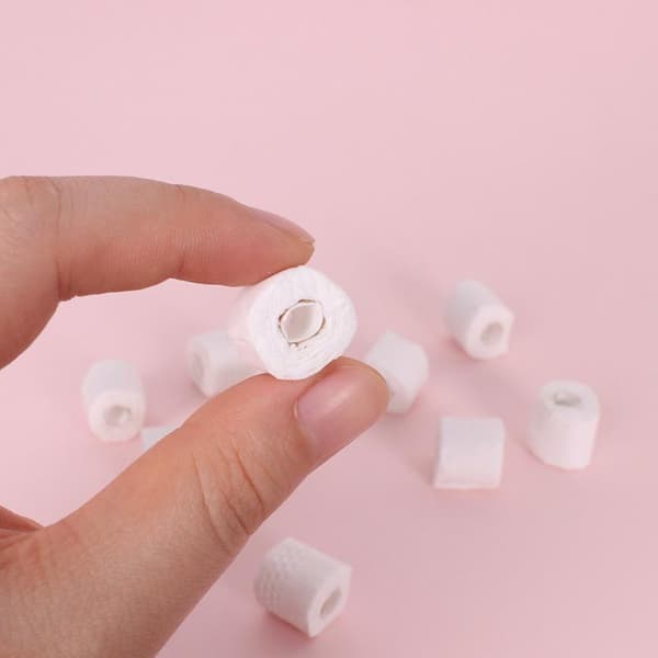 1/12 Dukkehus Simulation Mini Toiletpapir Kit Model Dukkehus 3Pcs