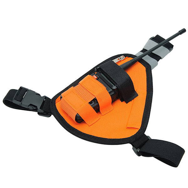 Radiosele Väska Front Pack Påse Hölster Case Orange