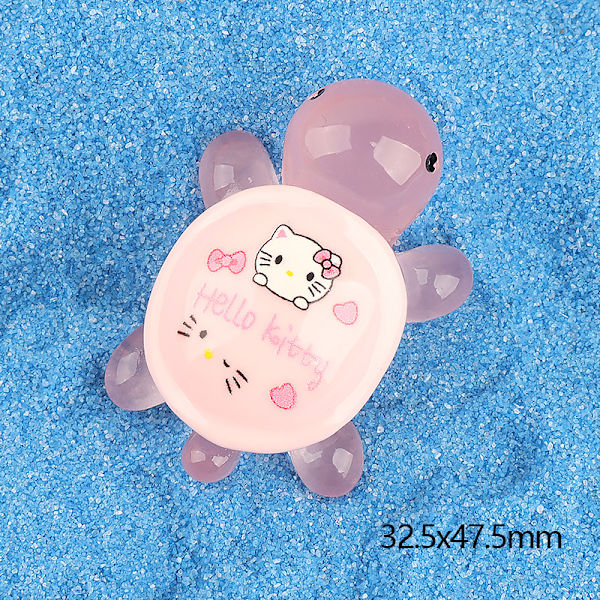 Piirretty Kuromi KT Cat Melody Valoisa Kilpikonna Avaimenperä Ripustus F 2