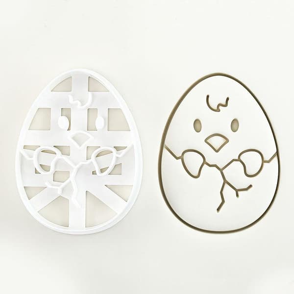Påske Cookie ter Form Stempel Påskefest Kanin Præger Kiks A2