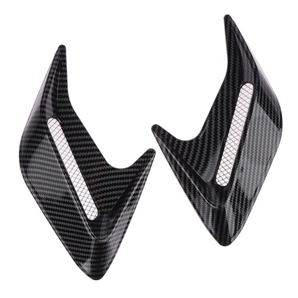 Carbon Fiber Car Shark Gills Emulering Vent Side Air Inlet Huv E
