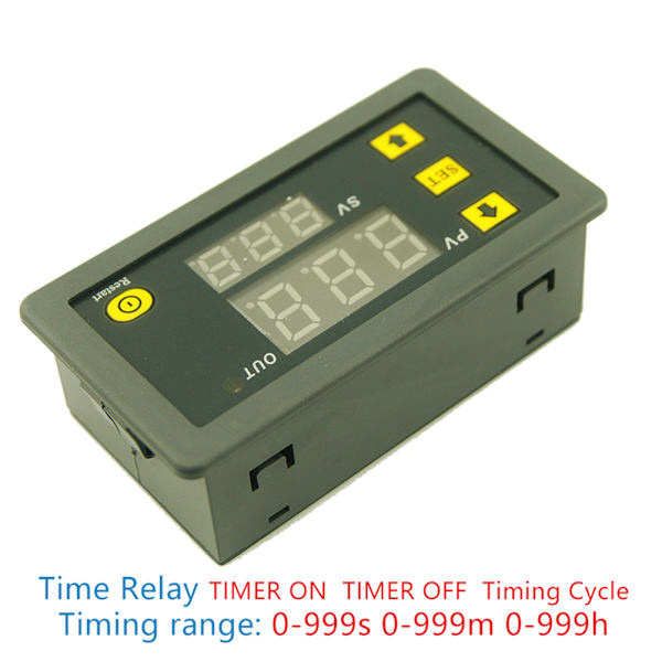 DC 12V 20A Digital Display Tidsforsinkelse Relæ Timing Timer