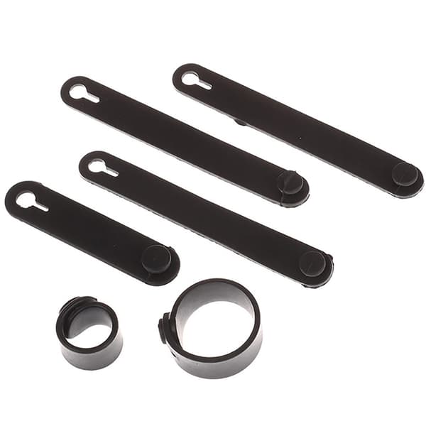 6st motorcykelgummiband för ramkablar 8CM