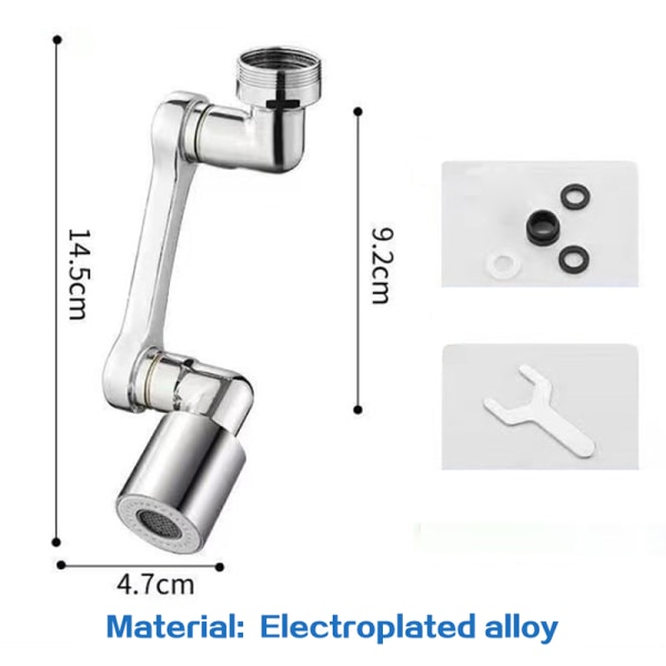 Legering Universal Rotasjonskran Lufter Retracta Robotic Swivel Silver Electroplated alloy