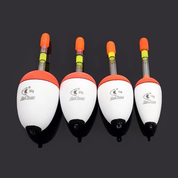 1kpl kalastuskelluke 10g-100g valaiseva EVA Float Fish Floater Bai 60g