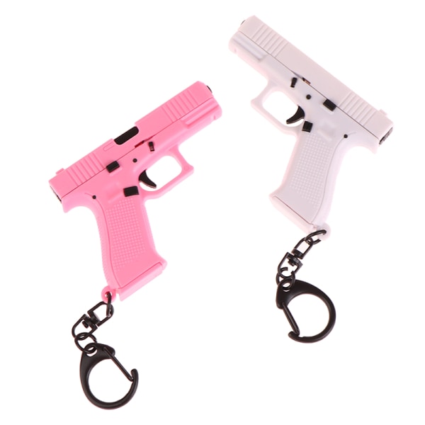 CS Revolver Model Nøglering Til Mænd Vintage Counter Strike Pisto White