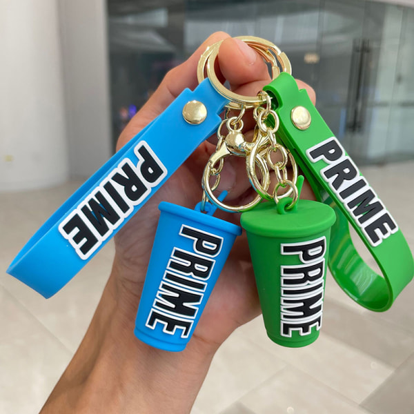 Creative Prime 3D kumi juoma-avaimenperä Fashion pullo-avaimenperä Blue