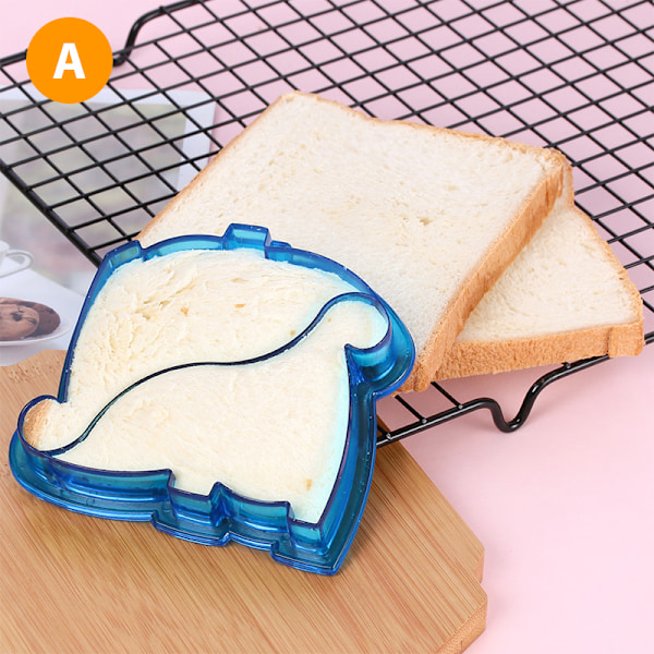 Lounas Tee-se-itse-voileipiä Mould ting Die Bread Biscuits Mold To Dinosaurs