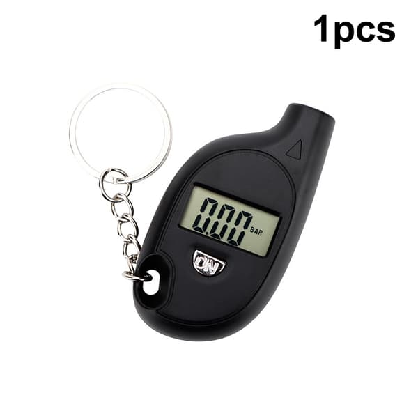 Mini Dæktryksmåler Digital LCD-display Bil Dæktrykstester 1pcs