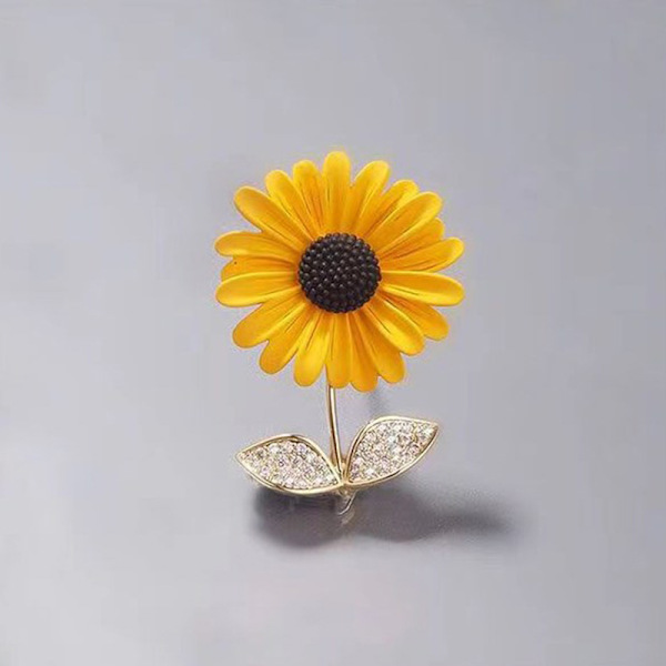 Creative And e Sunflower Brosjer Motedesign Klær Tilbehør