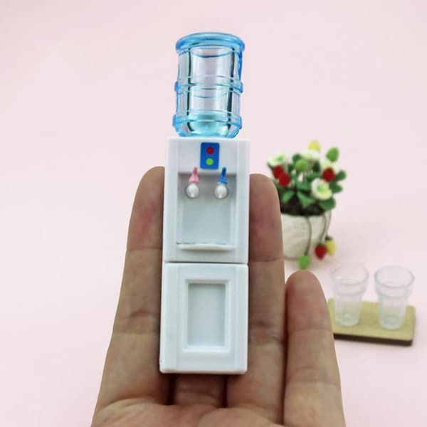 Ny miniatyr lekescene modell mini vanndispenser hjemmeinnredning