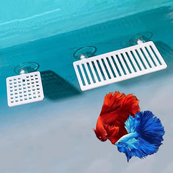 Betta Fisk Viloplats Giftfritt Material Starka Sugkoppar F E