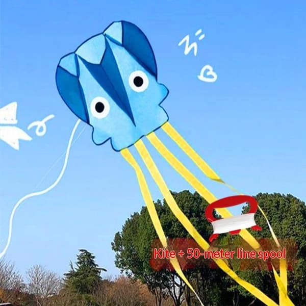1 sæt 3 meter blød blæksprutte drage børn oppusteligt udendørs legetøj med A2