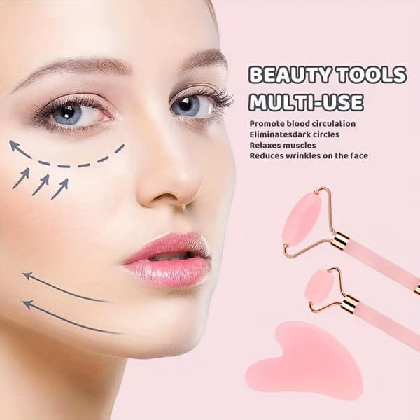 Spa Pandebånd Håndledsbånd Guasha Bræt Sæt Til Ansigtsvask Makeup
