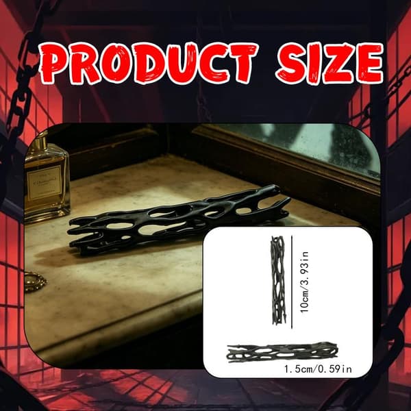 3D-printet sort pilepindspyntrekvisit 10CM Obsession Blac A2