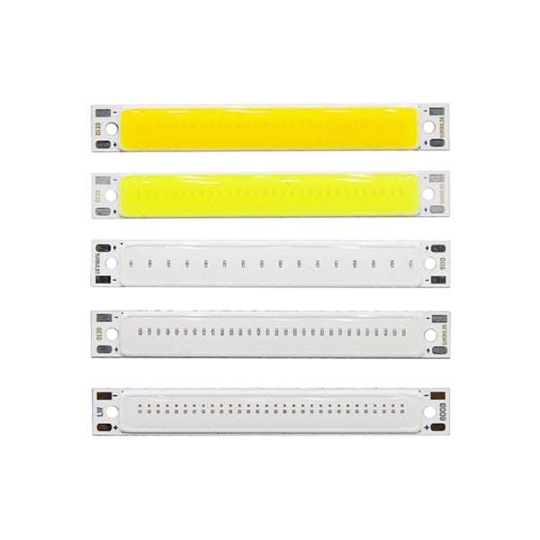 Kuuma myynti 3V 3,7V DC 60mm 8mm LED COB nauha 3W lämmin kylmä valkoinen B cold white