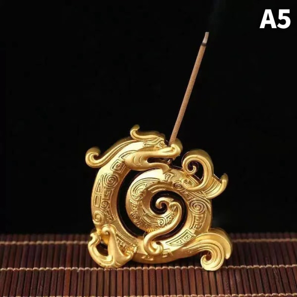 Røkelsespinneholder Dragon Turtle Røkelsesbrenner Legering Tableto A5