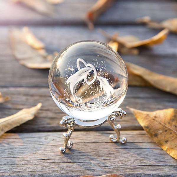 Metall Display Stativ Bas Kristallkula Bas Globe Stenglas Ma Silver M