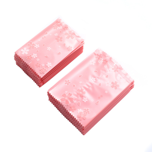 100 stk. Hine Sealing Æggeblomme Sprød Snowflake Emballagepose DIY A