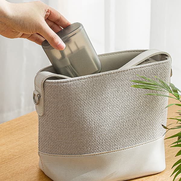 Dammtät datakabel förvaringsbox Laddarbox Transparent kabel Gray