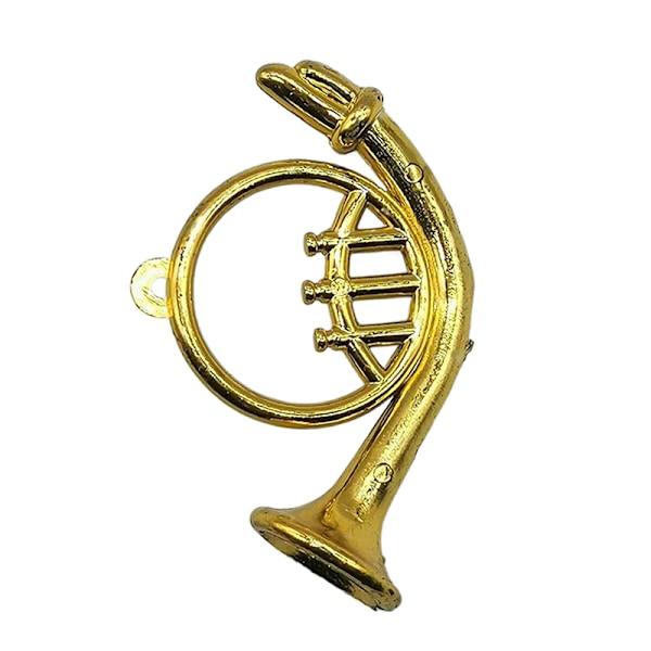 Dockhus Miniatyr galvaniserat guld Musikinstrument DIY S A3