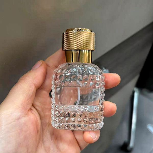 30 ml påfyllningsbar parfymatomizer tom ananasformad glasflaska