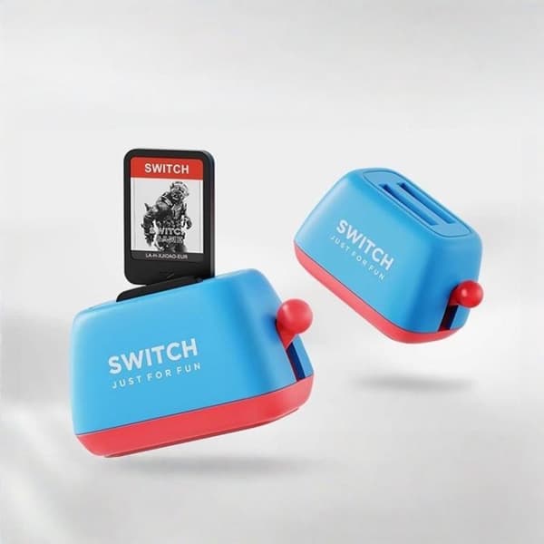1 stk. spilkortetui til Nintendo Switch Lite/OLED brødristeropbevaring Red