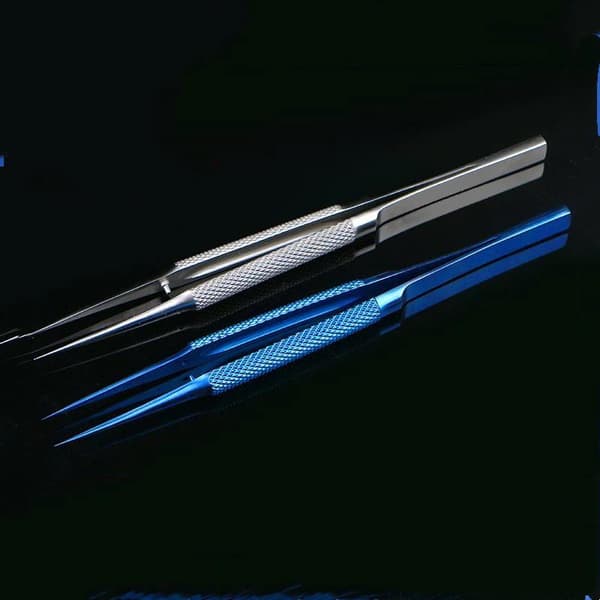 14 cm Titanium Antimagnetisk Spids Bøjet Pincet Til Mobiltelefon A1