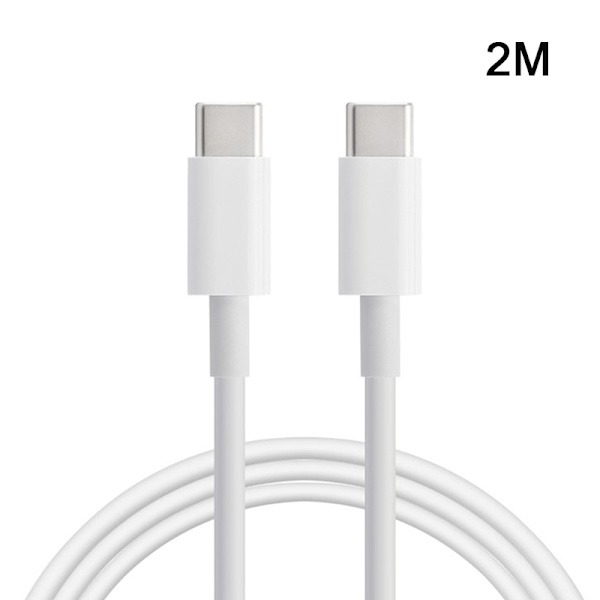 USB Typ C Till USB C 65W PD Snabbladdningskabel Typ C Snabb Cha 2M
