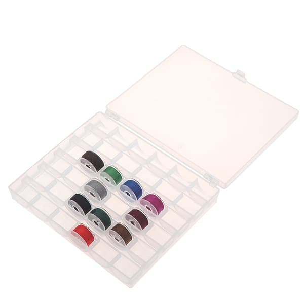 36 Spoler Tomme Spoler Syhjul Spolholder Etui Oppbevaring