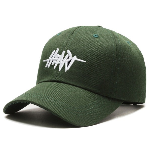 Broderi Brev Höst Vinter Baseball Cap Herr Dam Justerab Army green