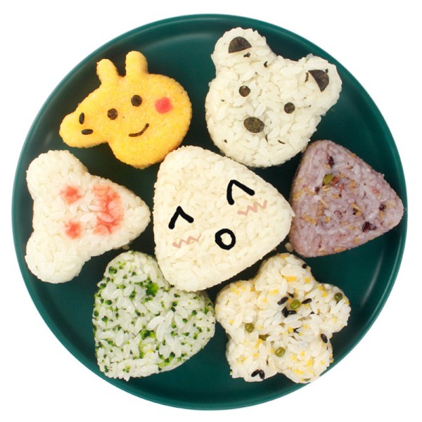 1 Stk/sett Sushi Rice Ball Mold e Animal Shape Love Box Kjøkken YL-434