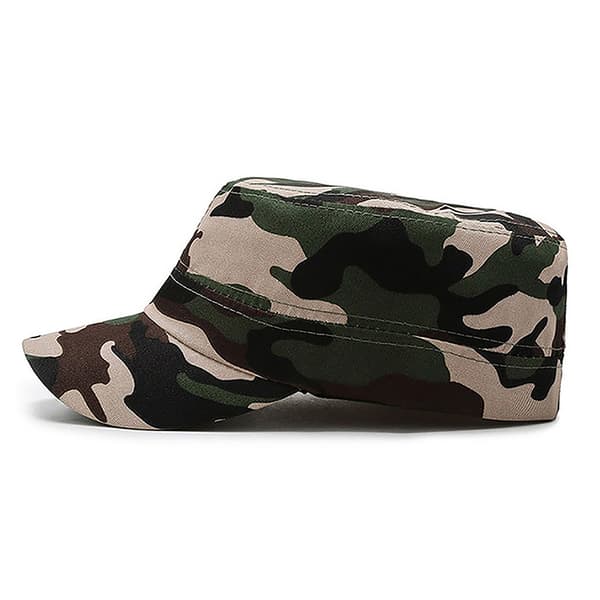 Camouflage Baseball Cap Hat Herre Dame Taktisk Flat Cap Hat Out A3