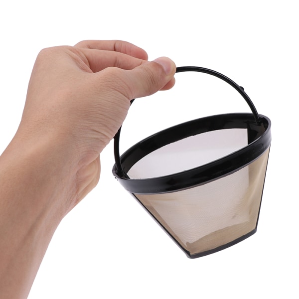 Multifunktionstvättbart handtag Kaffefilter Återanvändbar kaffefil