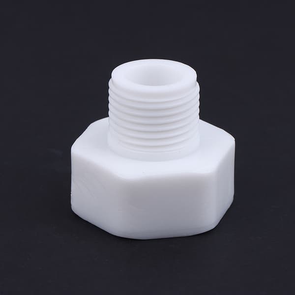 2 stk. 1/2\" 3/4\" han/hun gevindbøsning, lige/reducerende White 2pcs