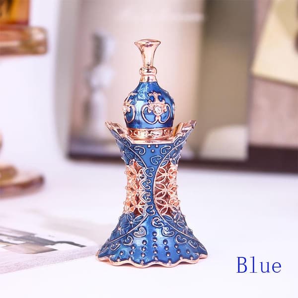 Parfymflaska i glas Dubai arabisk stil påfyllningsbar tom essen Bronze