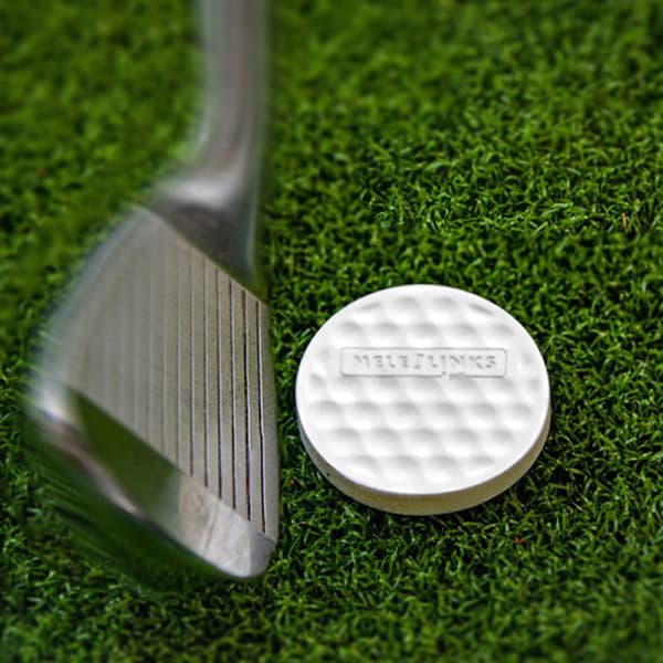 Golf Flat Ball Swing Practice Golfballer Bærbar Flat Golf Bal