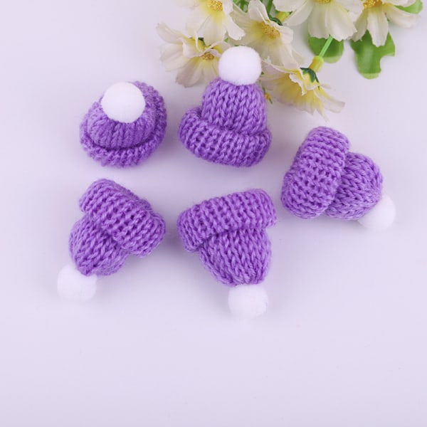 5 stk Knitting Mini Pompon Luer Håndlaget små DIY Craft Suppli A4
