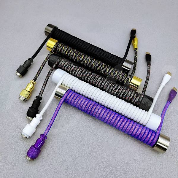 Spolat tangentbord Kabelskydd Rod Spolat tangentbord Kabel Weig Red