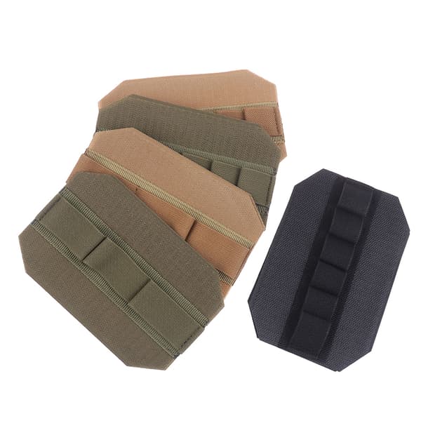 Bærbar taskeindsats elastisk holder elastisk løkkepanel krog og Army green 6 holes