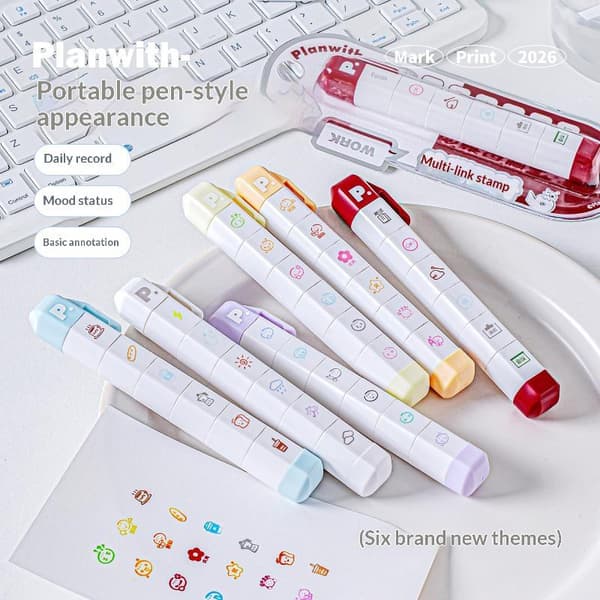 Kawaii Mark Multilink Mood Stamp e INS Style Journal Scrapbooki A2