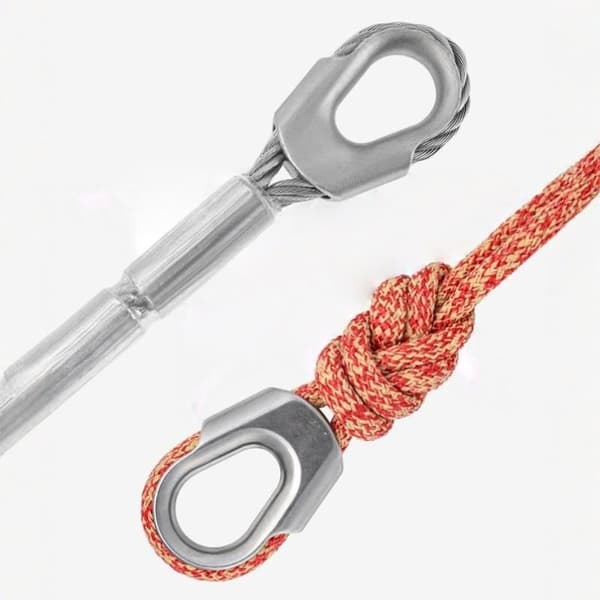 304 rustfritt stål beskyttende tauhylse Kyllinghjertering U