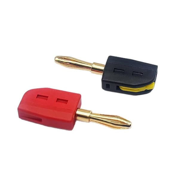 32A 3/4mm Bananstik Loddefri Hurtigforbindelse Højstrøm Gul A4