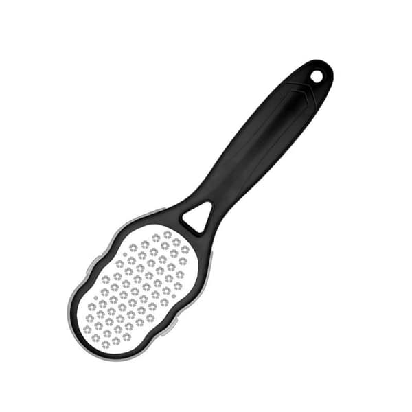 Uusi jalkaviila ruostumaton teräs raspeli roiskesuojalla Black 2Pcs