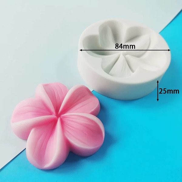 Blomsterformede silikonekageforme Franske mousse kageforme Hjem A4