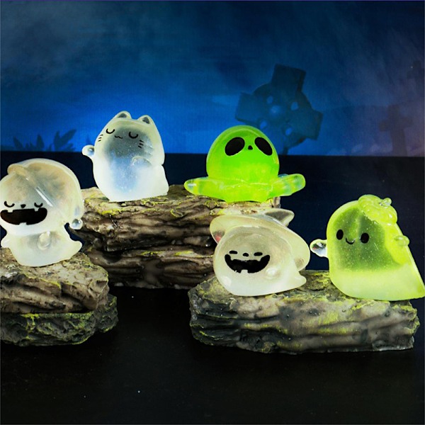 Tegneserie Noctilucent Halloween Græskar Spøgelse Ornamenter Kreative A9