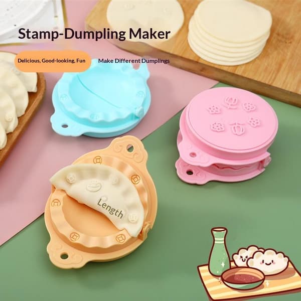 Trykt presseformprodusent Dumpling Empanada Deigform Pierogi Pink