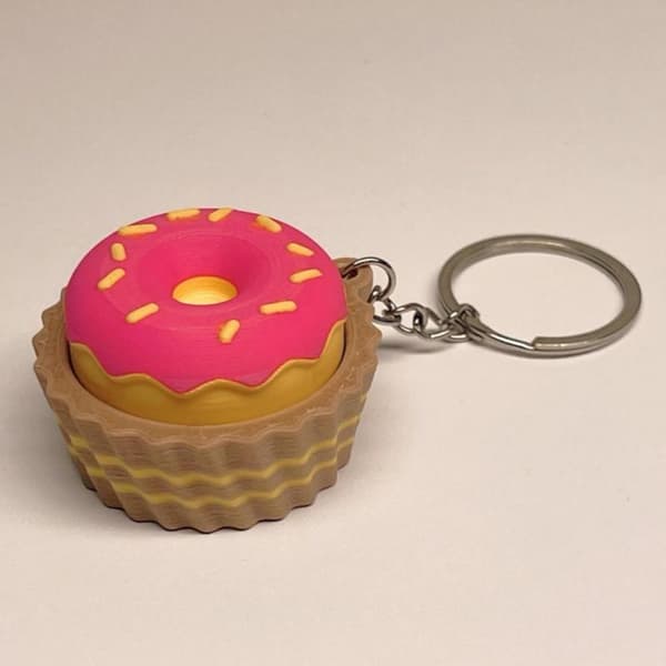 1 st 3D-printad efterrätt Fidget Clicker Simulerad efterrätt Plast A2