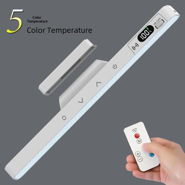 Smart Touch Bordlampe Magnetisk Skrivebordslampe Innebygd 2000mAh Batteri A1